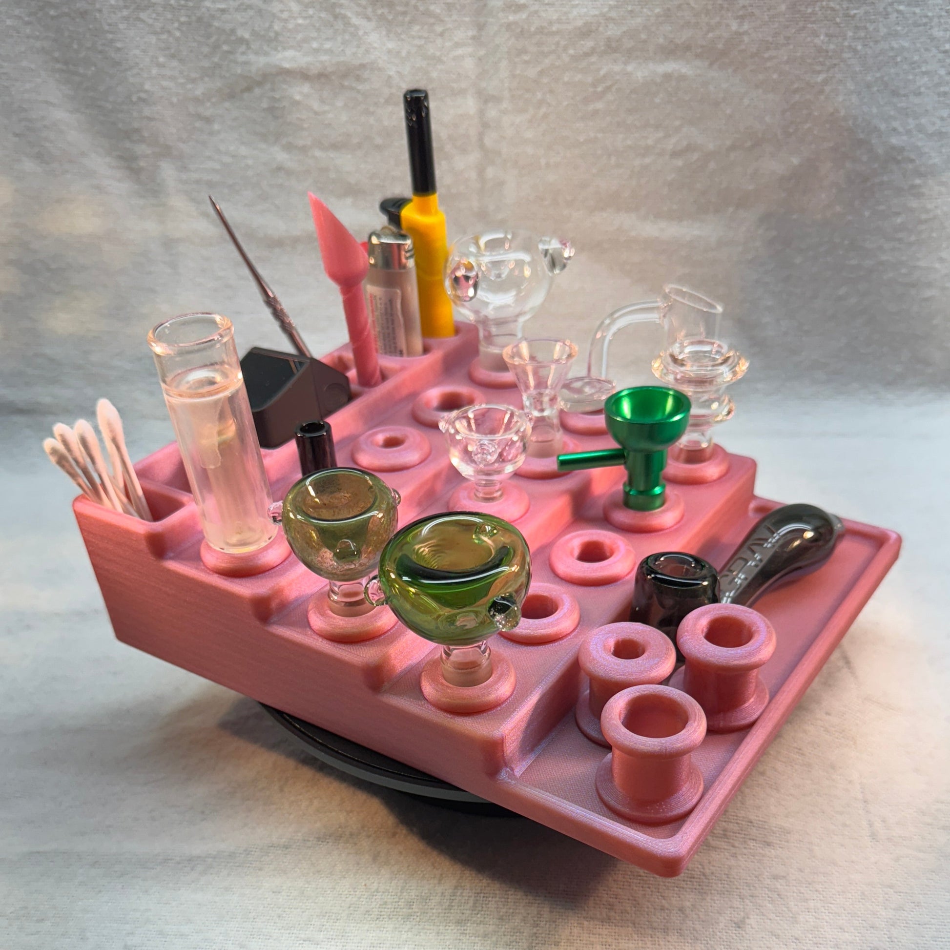 15 Piece Bowl, Banger Display Workstation Stand with tool holders