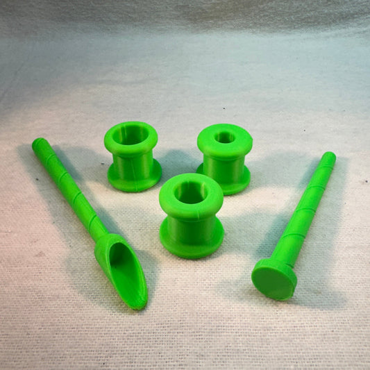 3 Piece Bowl Filler Stand for 10mm, 14mm, or 18mm, Scoop, and Press