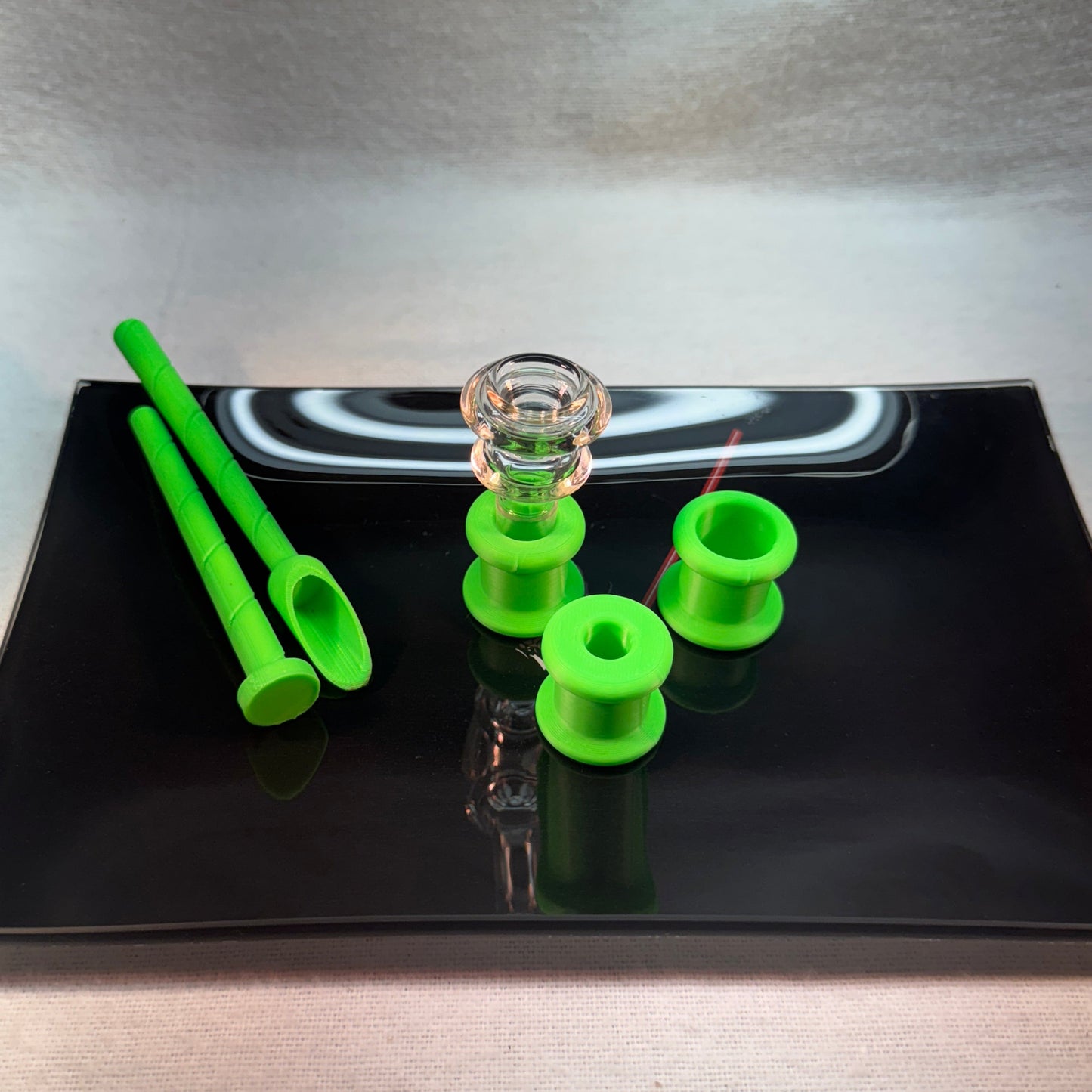 3 Piece Bowl Filler Stand for 10mm, 14mm, or 18mm, Scoop, and Press