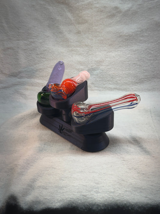 3 Piece Pipe Display Stand