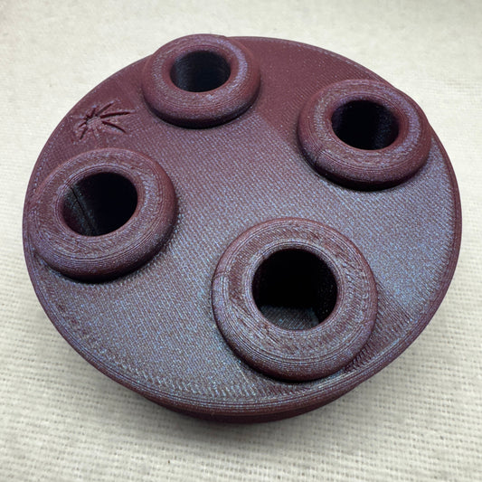 4 Piece Round Bowl Stand for 10mm, 14mm, 18mm, and Cart