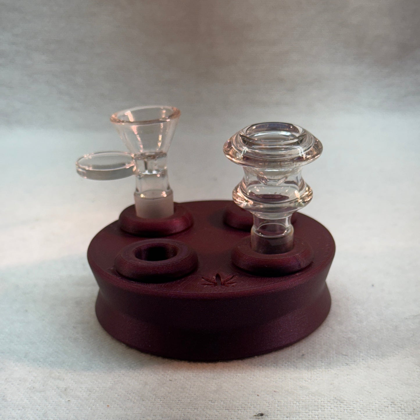4 Piece Round Bowl Stand for 10mm, 14mm, 18mm, and Cart