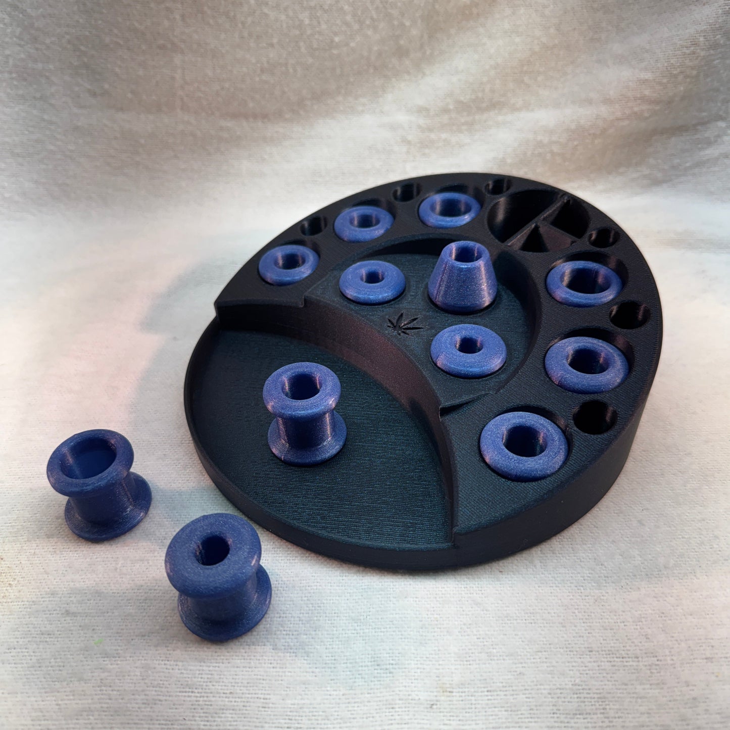 9 Piece Round Bowl Stand with tool holder