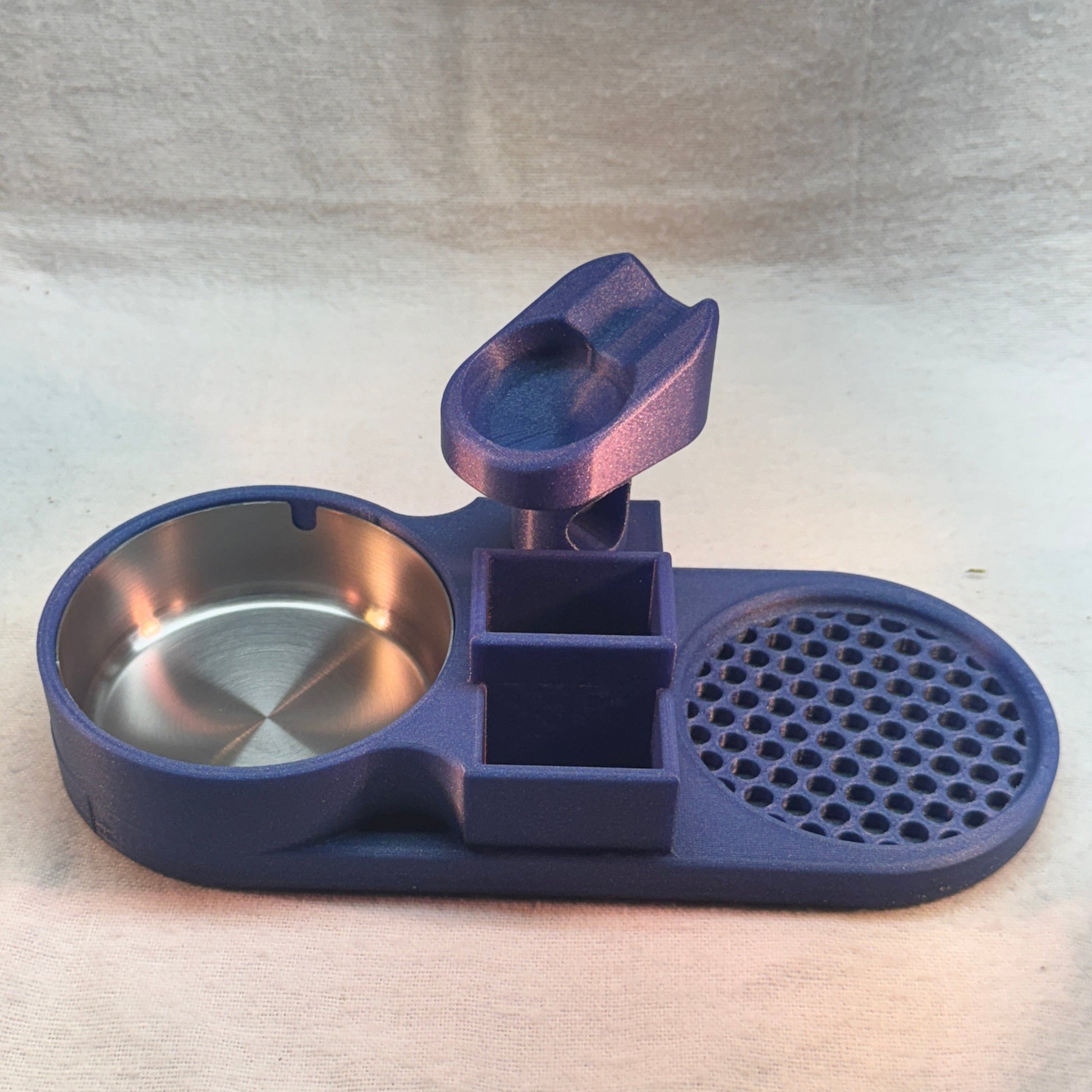 Coaster with Ashtray and Holder for your Pipe