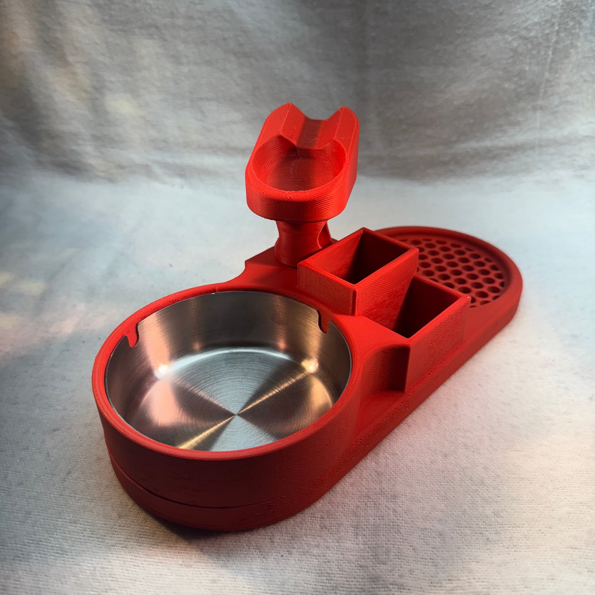 Coaster with Ashtray and Holder for your Pipe