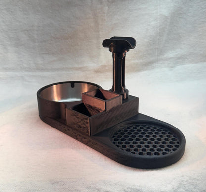 Coaster with Cigar holder and ashtray