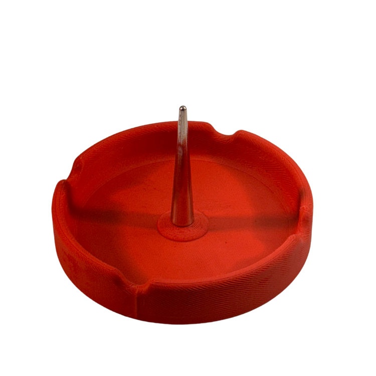Debowler Ashtray with Metal Spike, Simple, Clean Design