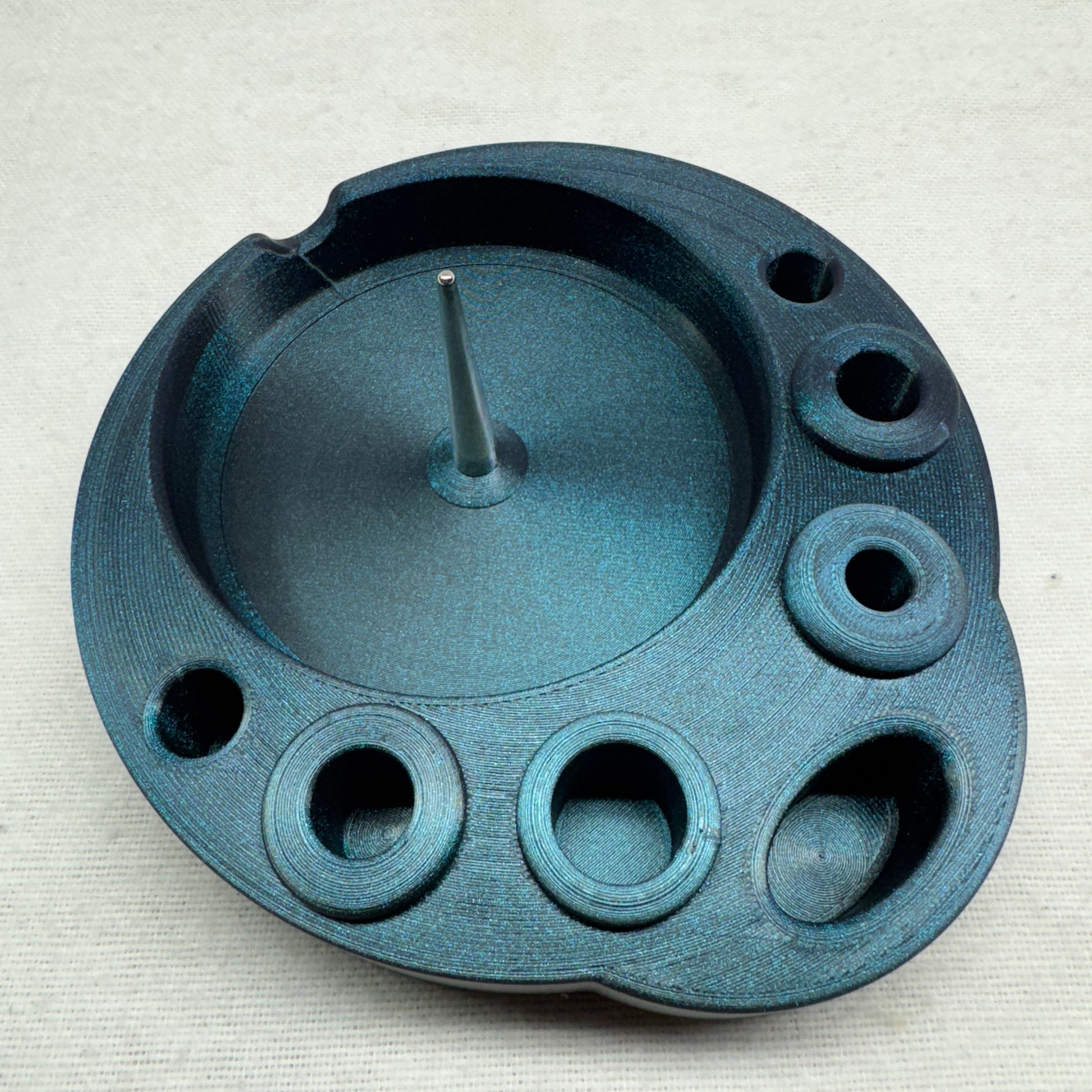 Debowler Ashtray with with holder for Glass, Lighter,