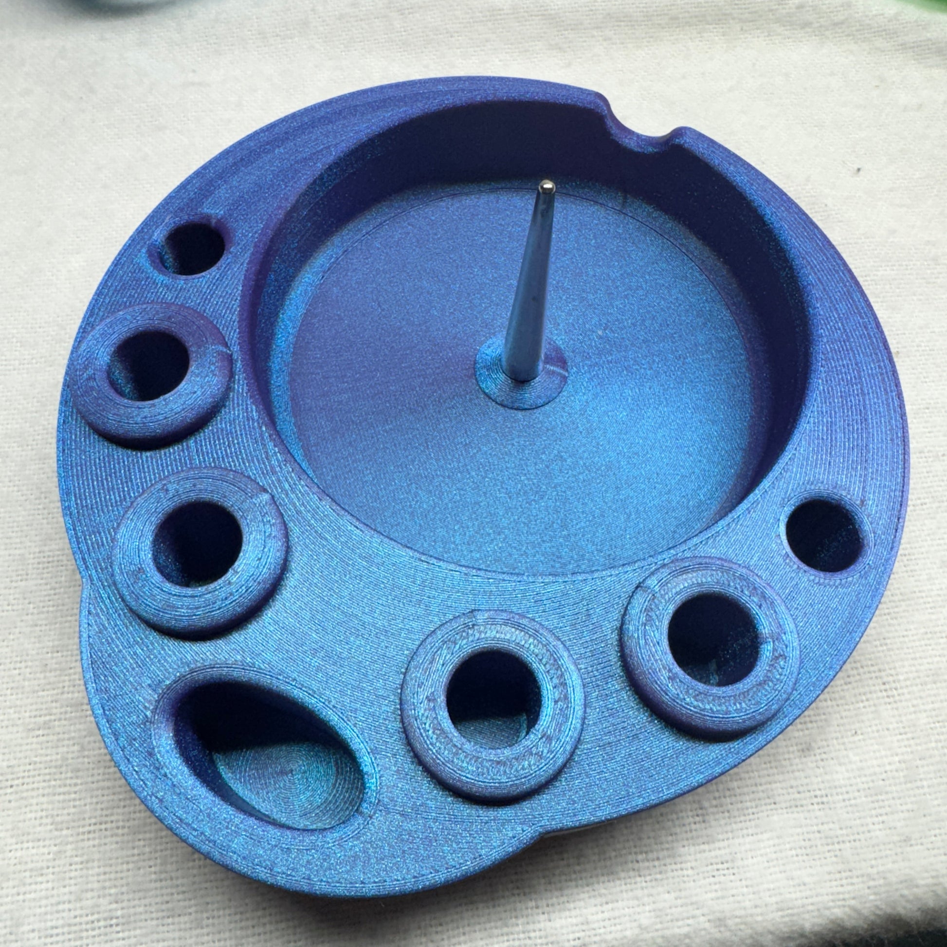 Debowler Ashtray with with holder for Glass, Lighter,