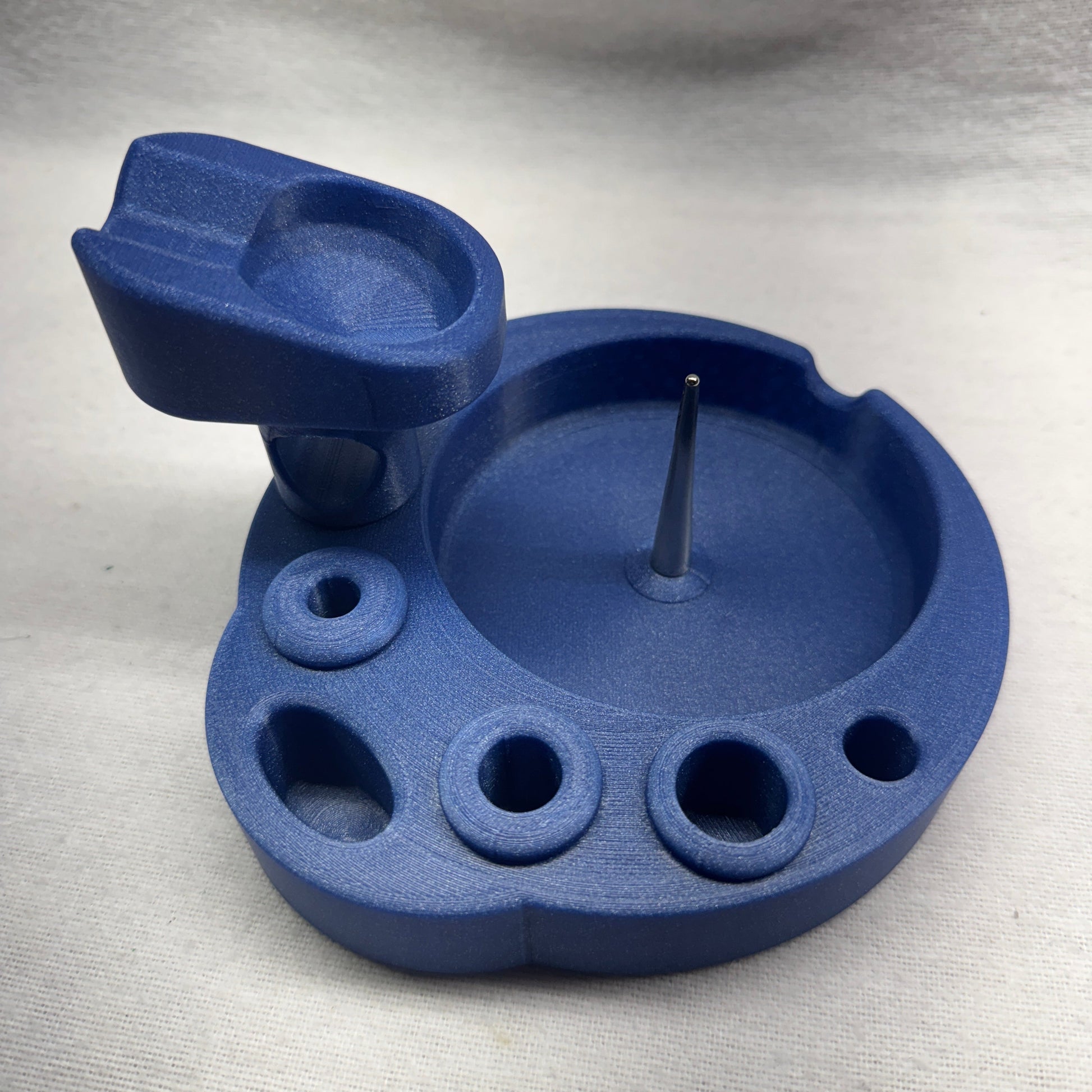 Debowler Ashtray with with holder for Glass, Lighter,