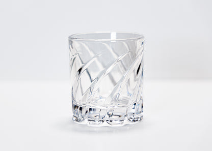 The Twisted Spinning Bourbon Rocks Glass, 8.5oz