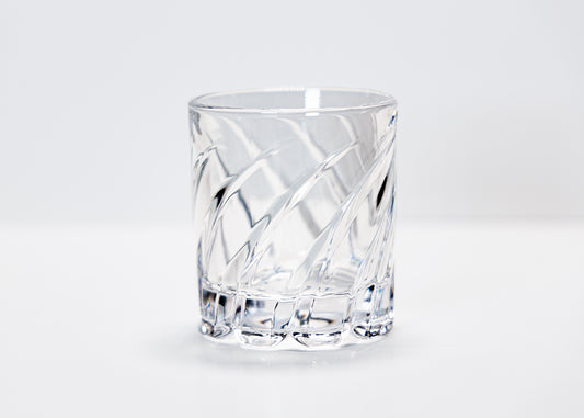 The Twisted Spinning Bourbon Rocks Glass, 8.5oz