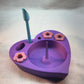 Heart Debowler Ashtray with Metal Spike