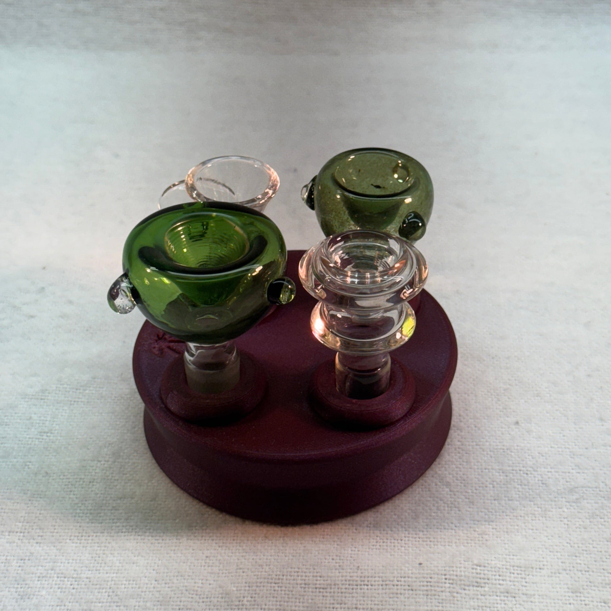 4 Piece Round Bowl Stand for 10mm, 14mm, 18mm