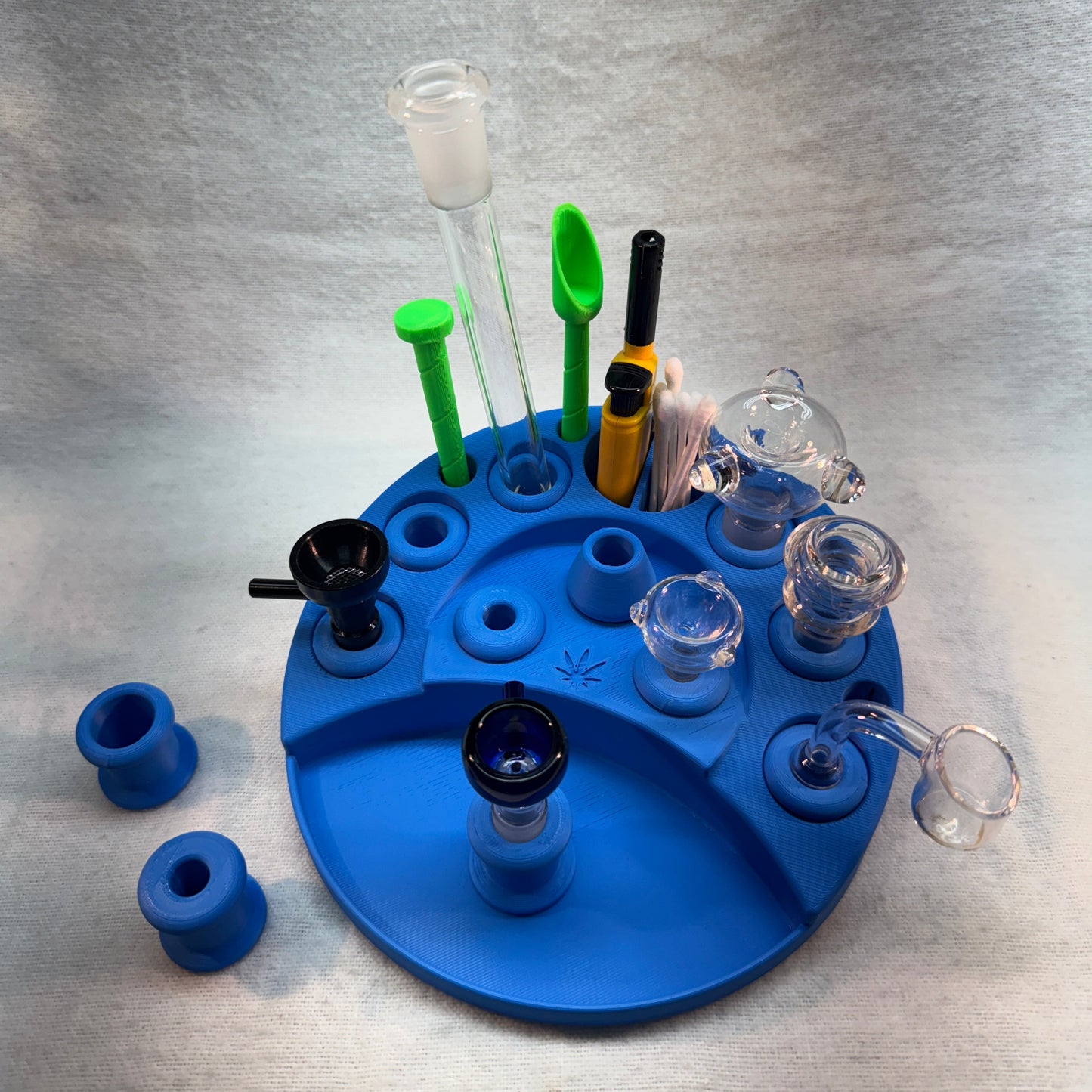 9 Piece Round Bowl Banger Stand with tool holder