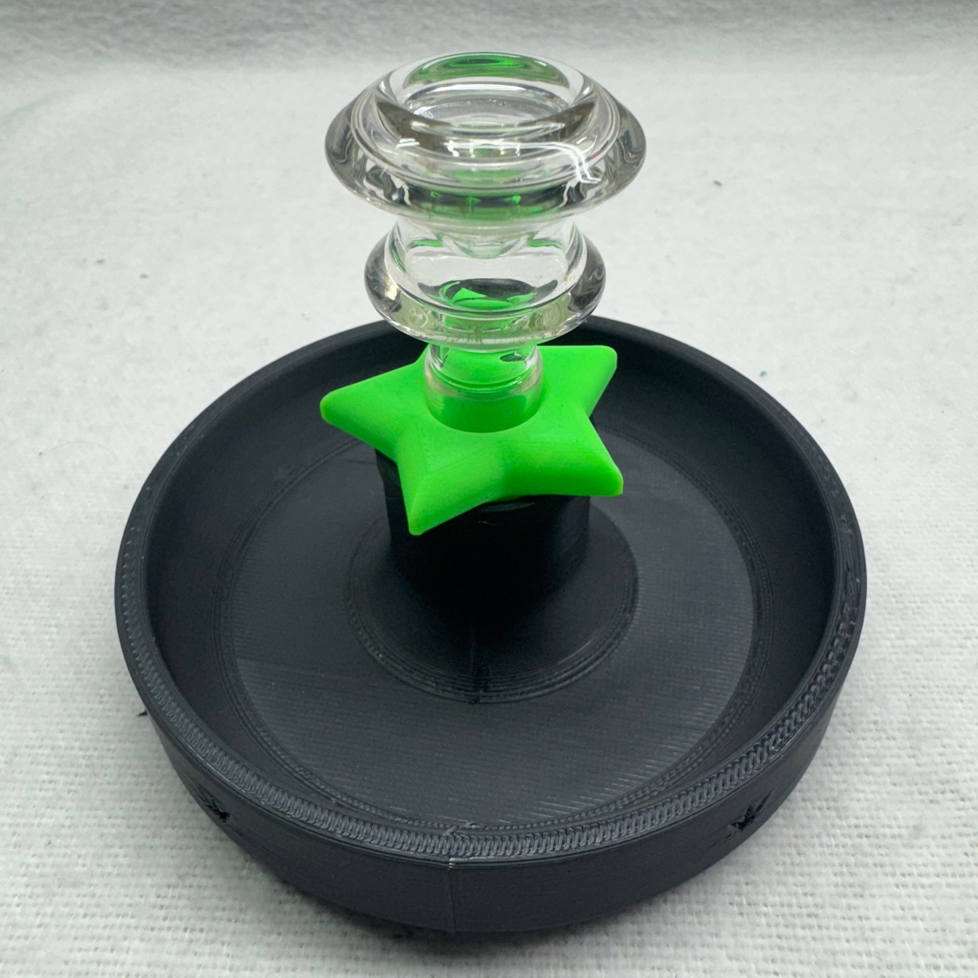 Slide Stand Catcher 10mm, 14mm, or 18mm With Spill Proof Saver Tray & Scoop