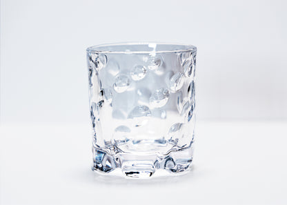 Spinning Bubbles Bourbon Rocks Glass, 8.5oz