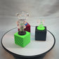 3 Piece Cube Bowl Banger Stand for 10mm, 14mm, 18mm, pipe
